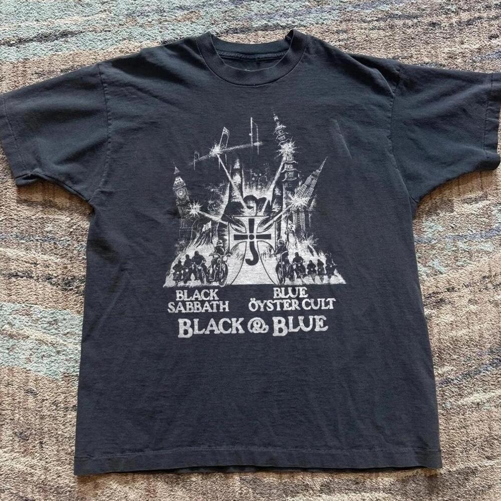 T-Shirt Sabbath And Blue Oyster Cult Band Tee